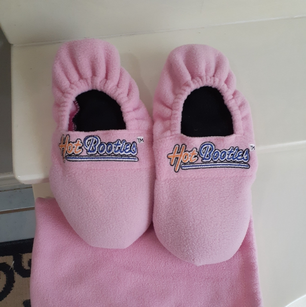 Women's Pink Fleece Slippers